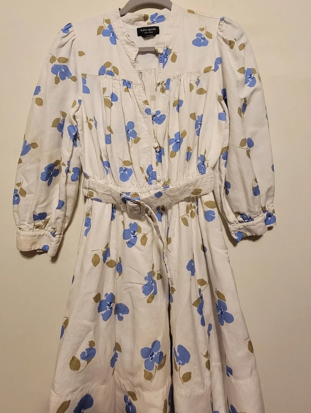 Kate Spade New York Painterly Bouquet Shirt Dress Women Size 2